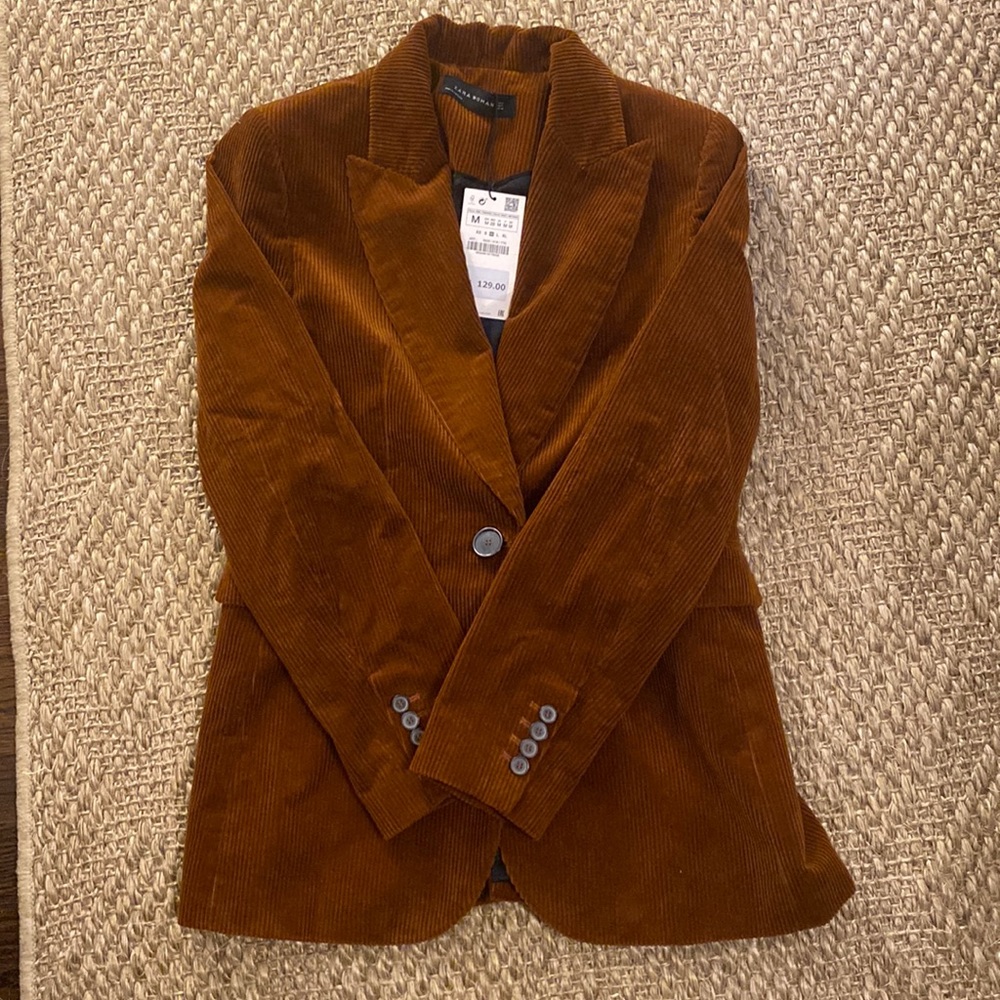 Courdoroy Blazer - Chestnut/ warm brown